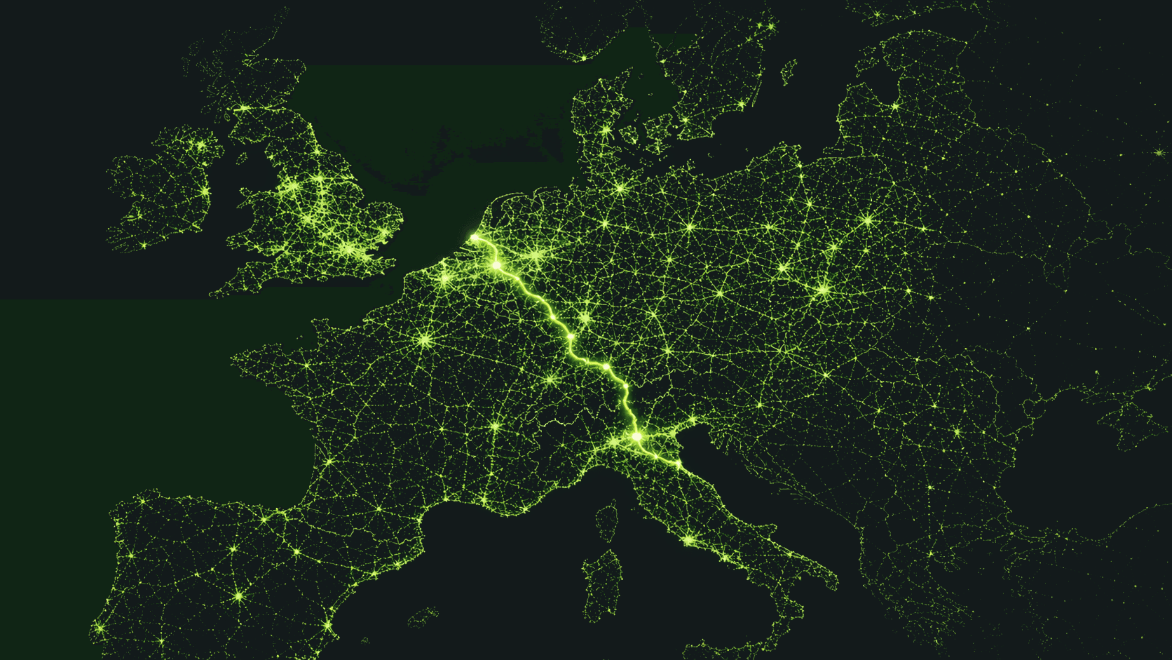 European road freight visibility — multi-vendor telematics aggregated into one shipment record