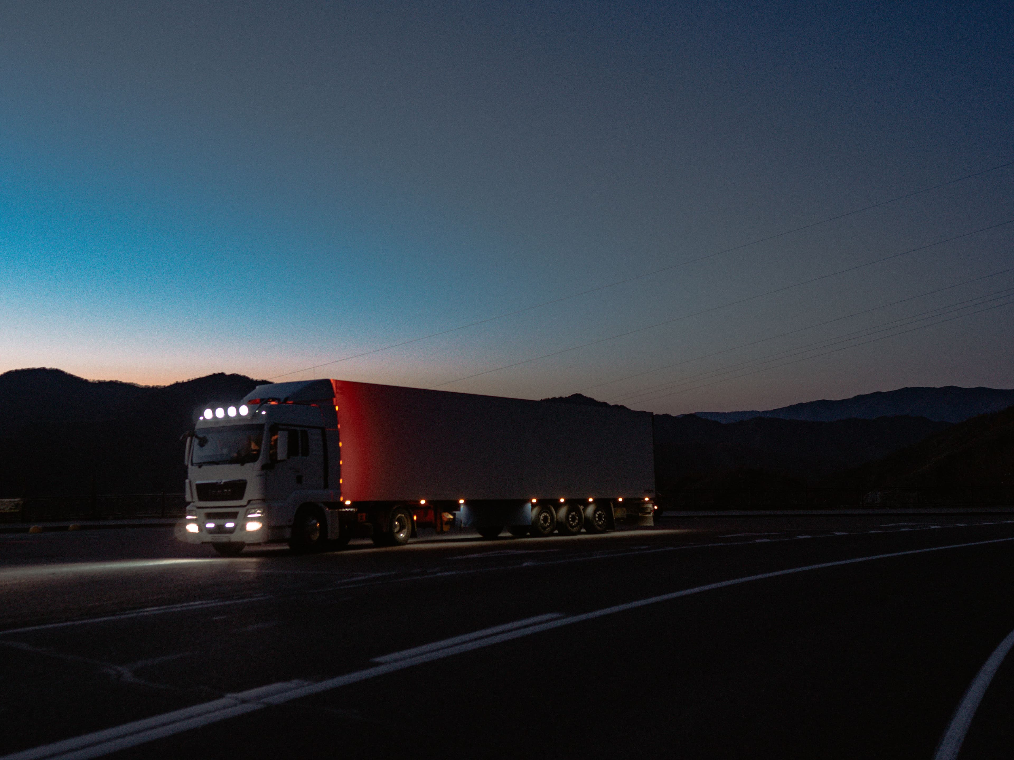 Night drive truck