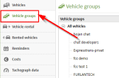 Select "Vehicle groups"