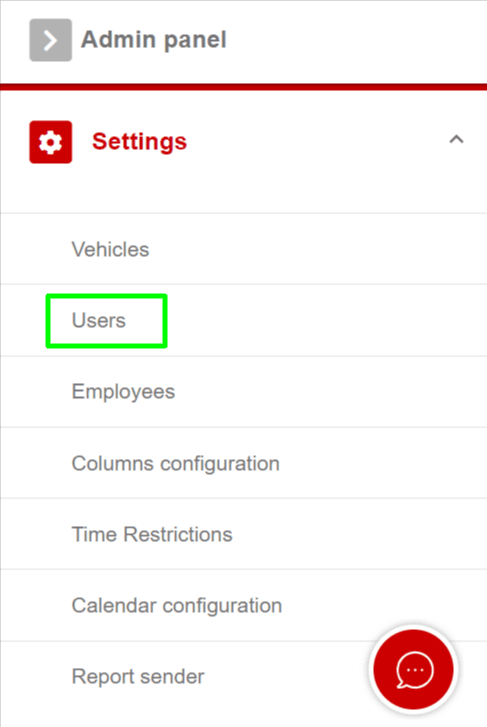 Select "Users"