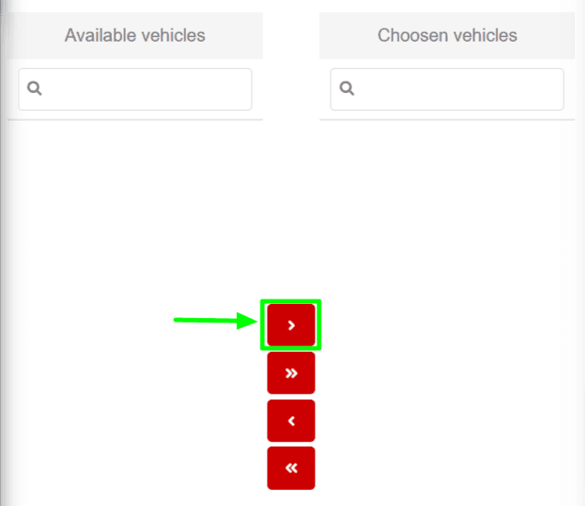 If you want to share only chosen vehicles, select them from the list and click on this icon