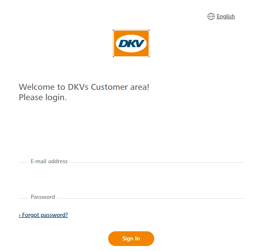 Log in to your account