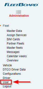 Select “User”