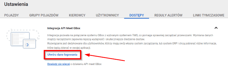 Click “Create login details”