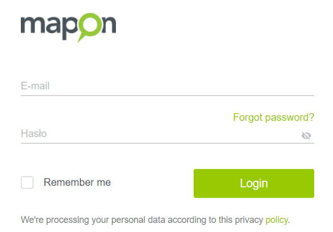 Log in to your account