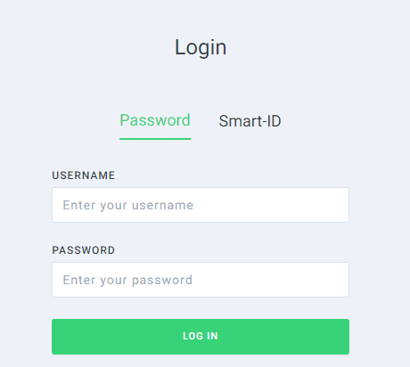 Log in to your account