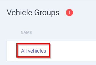 Click “All vehicles”