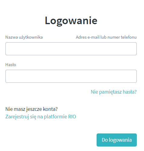 Log in to your account