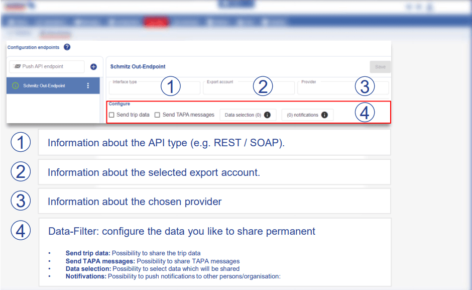 Check “Send trip data”
