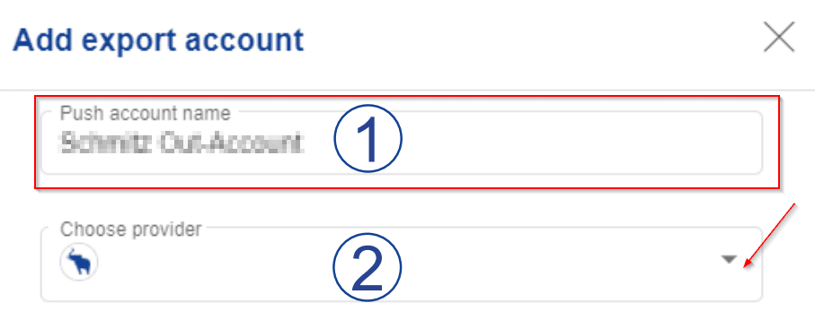 Enter the account name in the format CompanyName_Co3 and select provider from the list (CO3)