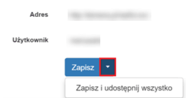 If you want to share all vehicles: click the arrow next to “Save” and select “Save and share all”, then go to step 7