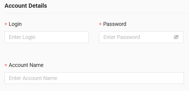 In the form, enter the API credentials received from ThermoKing