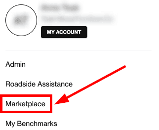 Select “Marketplace”