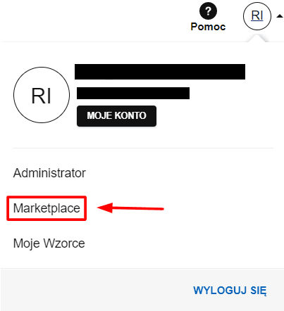 Select “Marketplace”