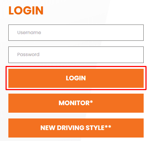 Fill in the login details and select "Login"