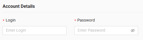 Paste the credentials generated earlier